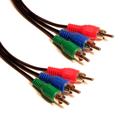 kenable RGB Component Video Lead 3 Phonos To 3 RCA Phono Cable 3m