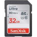 SanDisk Ultra 32 GB SDHC Memory Card up to 90MB/s, Class 10 UHS-I