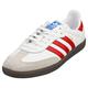 (9) adidas Samba Og Mens Casual Trainers in White Red