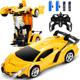 1:18 Transformer RC Robot 2.4G Car Remote Control 2 IN 1 Kids Boys Toy