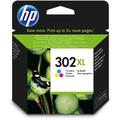 HP 302XL High Yield Tri-colour Original Ink Cartridge - Cyan/Magenta/Yellow