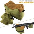 2/Set Rifle/Air Gun Front And Rear Rest Bench Bag Hunting Shooting