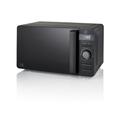 Swan Stealth Range 20L Microwave 800W Matte Finish LED Display Soft Touch Handle - Black