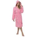 (16-18 UK, Pink) Tom Franks Womens/Ladies Pure Cotton Bathrobe