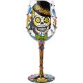 Lolita Sugar Skulls Wine Glass