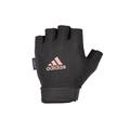 (Pink, M) Adidas Adjustable Essential Gloves Weight Lifting Fitness Training Gym Workout