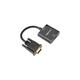 Gold-Plated HDMI (Female) to VGA (Male) Adapter with 3.5mm Audio Port (Only from HDMI to VGA), Black