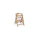 Hauck Alpha+ Wooden Height Adjustable Highchair with 5 Point Harness, Natural