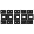 DIY Audio Sound Box Speaker Wall Mount Iron Hook Hanger Plate 5PCS