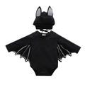 (2-3 Years) Toddler Baby Halloween Bat Sleeve Costume Romper Hat Fancy Dress Suit Outfits