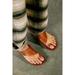 Free People Shoes | Free People Slides Sandals Women's Size 8.5 Brown Sant Antoni Leather | Color: Brown | Size: 8.5