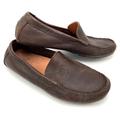 J. Crew Shoes | J Crew Millbrook Leather Driving Moccasin Mens 8 Brown Loafer Shoe Slipper Mocs | Color: Brown | Size: 8