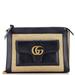 Gucci Other | Gucci Dahlia Chain Shoulder Bag Leather With Canvas Small Blue, Neutral | Color: Blue/Cream | Size: Os