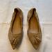 J. Crew Shoes | J Crew Saddle Suede Tassel Stretch Flats | Color: Cream/Tan | Size: 10