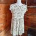 American Eagle Outfitters Dresses | American Eagle Floral Ivory Casual/Beach Babydoll Dress Size S/P | Color: Cream/Green | Size: S/P