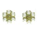 Gucci Jewelry | Auth Gucci Pearl Double G Earrings Gold #114881g37b | Color: Cream | Size: W:1" X H:1" X D:1"