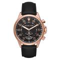 Michael Kors Accessories | Michael Kors Black Leather Access Gage Rose Gold Hybrid Smart Watch | Color: Black/Pink | Size: Os