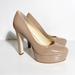 Jessica Simpson Shoes | New Jessica Simpson Nellah Patent Platform Pumps In Nude Size 9.5 | Color: Cream/Tan | Size: 9.5