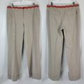 Anthropologie Pants & Jumpsuits | Anthropologie Tapemeasure Plaid Pants Trousers Sz 12 | Color: Red/Tan | Size: 12