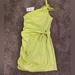 Zara Dresses | Lime Green Zara One Shoulder Dress | Color: Green | Size: L