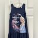 Disney Dresses | H&M Disney Frozen Cotton Tank Dress Size 8-10 | Color: Blue | Size: 8g