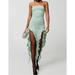 Urban Outfitters Dresses | Lioness Rendezvous Ruffled Dress | Color: Green | Size: L