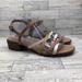 Madewell Shoes | Madewell Women’s Skinny-Strap Sandals In Leather Size 9.5 M | Color: Brown | Size: 9.5