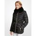 Michael Kors Jackets & Coats | Michael Kors Faux Fur Trim Quilted Nylon Packable Puffer Jacket M Black New | Color: Black | Size: M