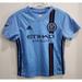 Adidas Shirts & Tops | Adidas Nyc Fc Mls Etihad Airways Embroidered Blue Soccer Jersey Boy's Size L (7) | Color: Blue | Size: Lb