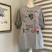 Disney Tops | Disney Gray Cruella De Ville Rebel Icons Short Sleeve T-Shirt Size Large | Color: Black/Gray | Size: L