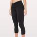 Lululemon Athletica Pants & Jumpsuits | Lululemon Wunder Under Legging Athletic Run Yoga Crop 21" Women Black 2 Low Rise | Color: Black | Size: 2