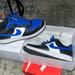 Nike Shoes | Customized Air Force Ones From Nike Id. In Great Shape Worn Less Then Ten Times | Color: Black/Blue | Size: 11.5