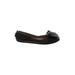 fs/ny Flats: Slip On Wedge Work Black Solid Shoes - Women's Size 10 - Almond Toe