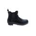 Hunter Rain Boots: Black Shoes - Women's Size 7 - Round Toe