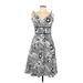 Breakin' Loose Casual Dress - A-Line V Neck Sleeveless: Gray Dresses - Women's Size 12