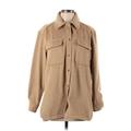 Old Navy Jacket: Below Hip Tan Solid Jackets & Outerwear - Women's Size Small