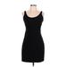 Elizabeth and James Casual Dress - Party Scoop Neck Sleeveless: Black Solid Dresses - Women's Size 10