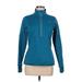 New Balance Track Jacket: Below Hip Teal Solid Jackets & Outerwear - Women's Size Medium