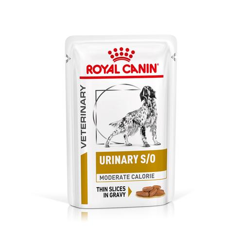 48x 100g Royal Canin Veterinary Canine Urinary Moderate Calories Hundefutter nass