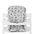 Hauck Alpha+ Highchair Cosy Select, Nordic Grey - Supportive Cushion, Soft Fabric, Machine Washable, Anti Slip