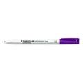 Staedtler 301-6 Lumocolor whiteboard pen (Strichbreite M (ca. 1 mm), trocken und rückstandsfrei abwischbar, schnelltrocknend, hohe Qualität, ideal für kleine Whiteboards) 10 Stifte, Farbe Violett