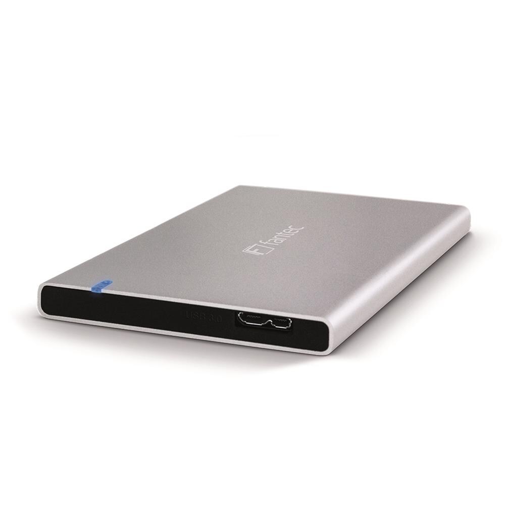 Fantec 1784 FANTEC ALU7MMU3 silber Aluminium 2,5 SATA, USB 3.0, 7mm Bauhöh Image