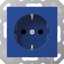 Jung SCHUKO-Steckdose 16A 250V A 1520 BF BL A1520BFBL Image