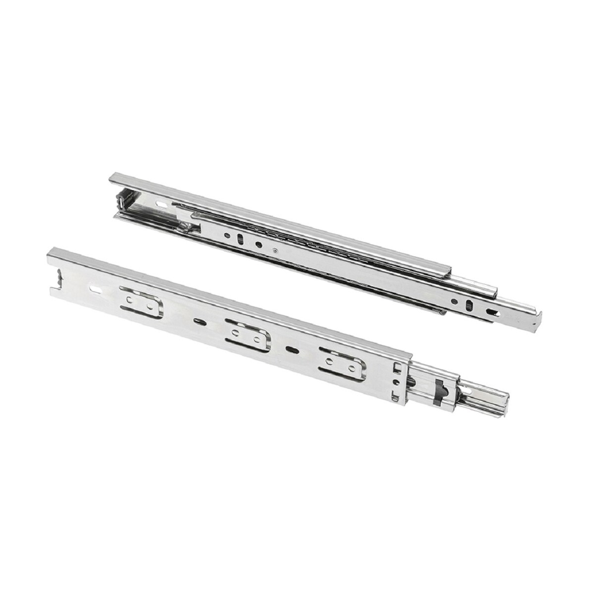 MS Beschläge Vollauszug verzinkt Schubladenauszug 45mm Höhe Teleskopauszug Kugelführung 350mm Image