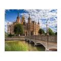 Jigsaw Puzzles for Adults 1000 Piece,Castle of Schwerin,Wooden puzzle， Difficult Puzzle for Adult Teenagers Leisure Fun Game Toy Suitable for Family Friends Decorative(75x50cm）-115