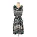 En Focus Studio Casual Dress Cowl Neck Sleeveless: Black Dresses - Women's Size 4 Petite