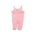 Jessica Simpson Jumpsuit: Pink Stripes Skirts & Jumpsuits - Size 3-6 Month