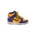 Nike Sneakers: Yellow Print Shoes - Kids Boy's Size 3 1/2