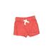 Carter's Shorts: Red Solid Bottoms - Size 3 Month - Dark Wash