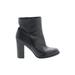 Circus Ankle Boots: Black Solid Shoes - Women's Size 8 - Round Toe